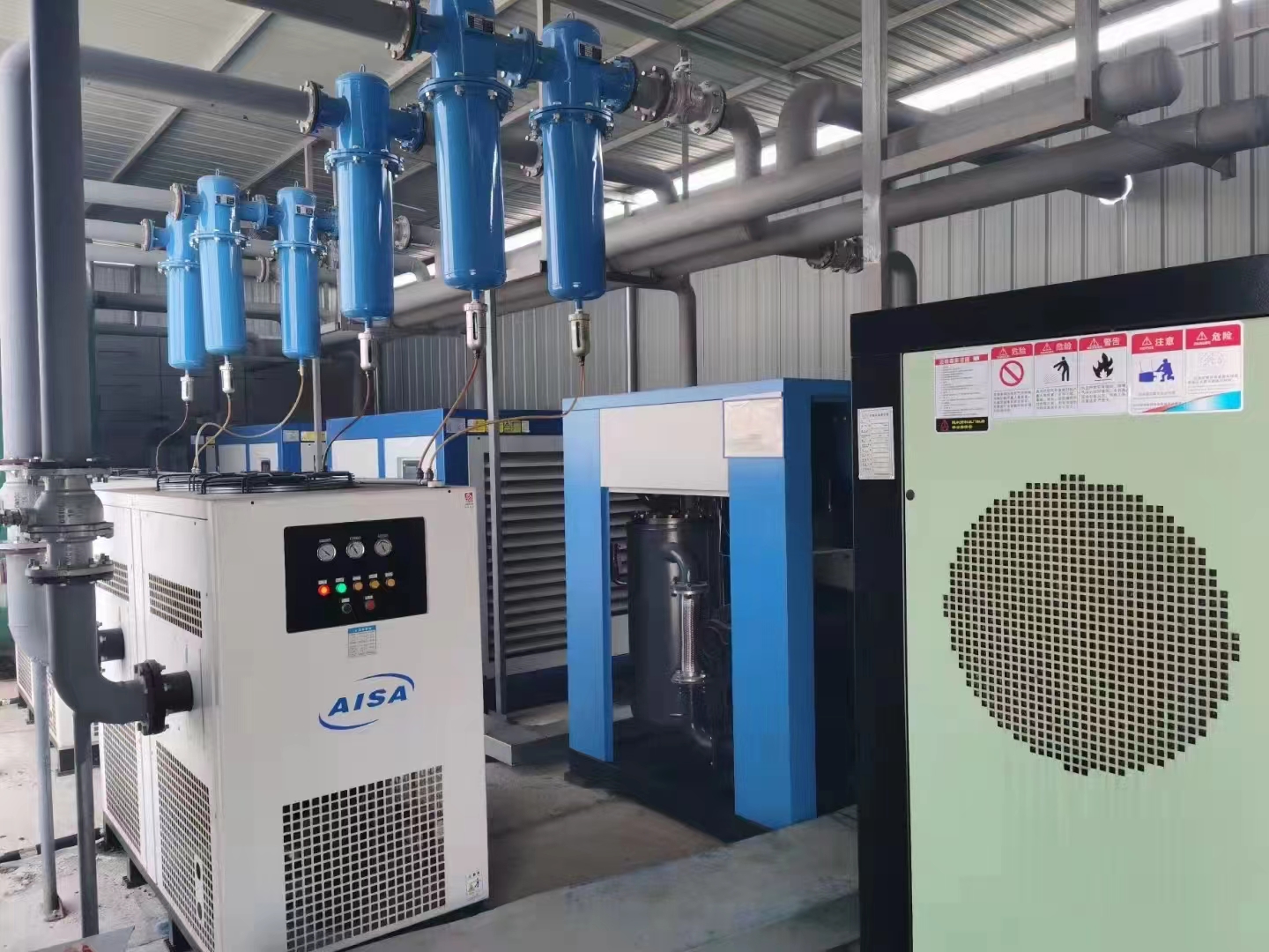 双极无油真空泵替代HP空压机